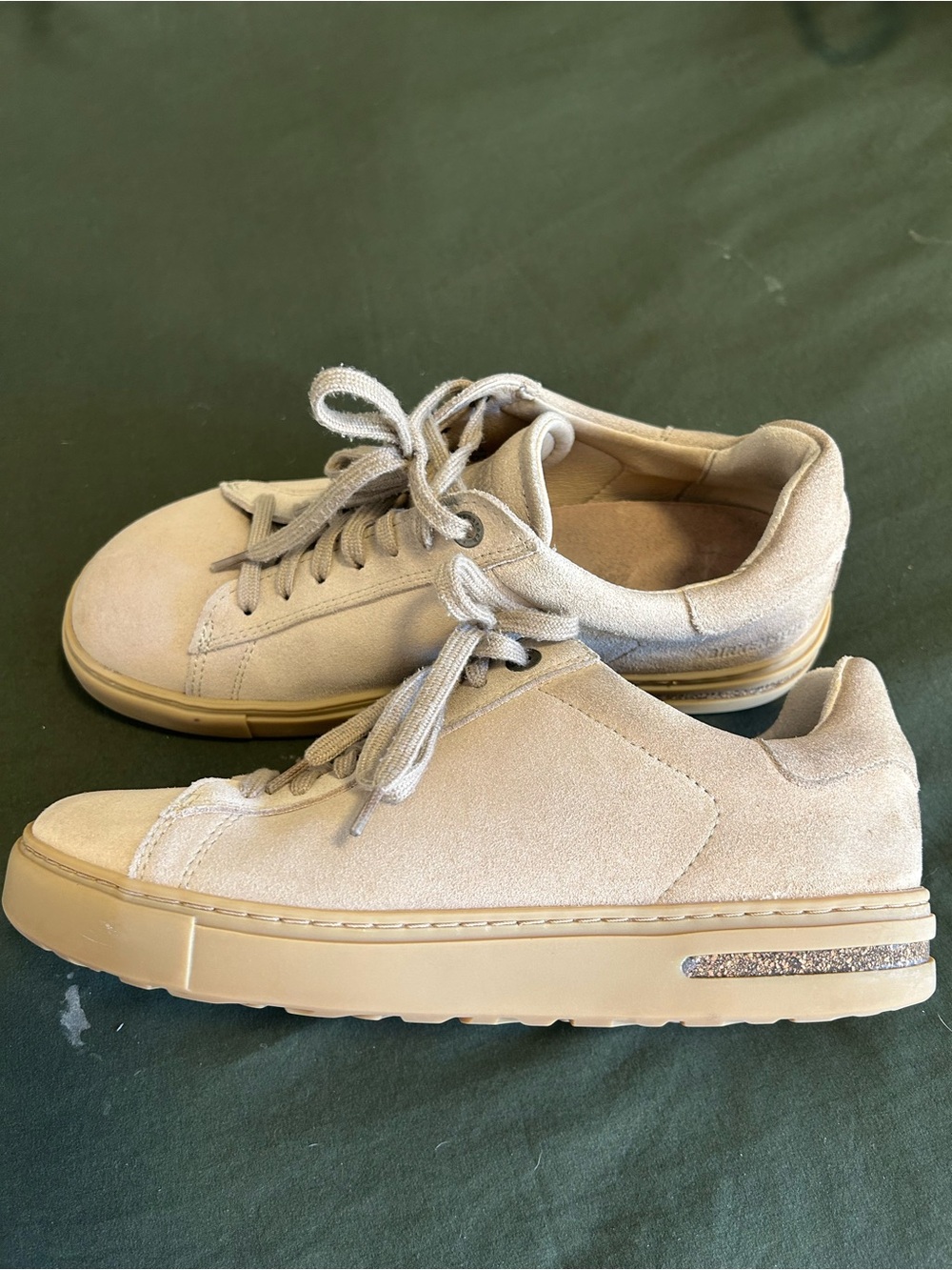 Birkenstock Sand Suede Lace-Up Sneakers